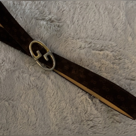 Vintage authentic monogram Gucci woman’s belt - Picture 9 of 11